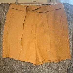 Nine West High Waist Tan Women's Shorts